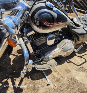 c165- 1994 Harley Davidson Road King Motorcyle & 1995 Bushtee Trailer. Pink Slip Transfer on Both - Image 9