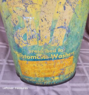d34- All detergent advertising bucket from the 1950s - Image 3