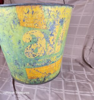 d34- All detergent advertising bucket from the 1950s - Image 4