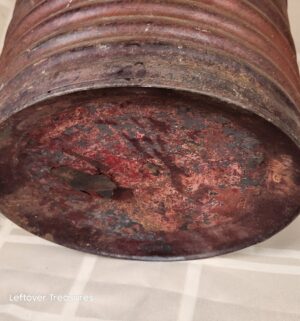 d40- antique metal blasting powder keg - Image 3