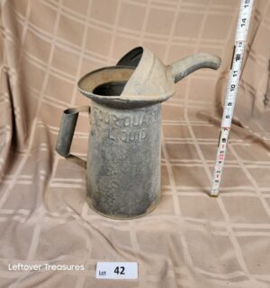 d42- galvanized metal oil dispenser - Image 1