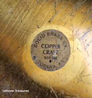 d43- vintage brass spittoon - Image 2