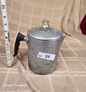 d53- vintage Century Aluminum Ware stovetop percolator