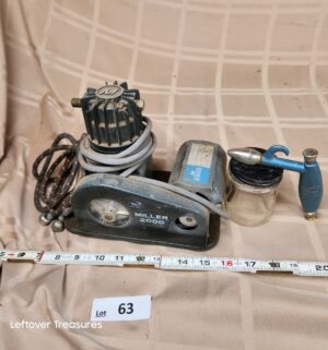 d63- vintage Miller Model 2000 Air Compressor