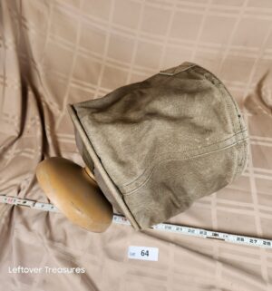 d64- vintage US Military collapsible canvas shower bucket - Image 5