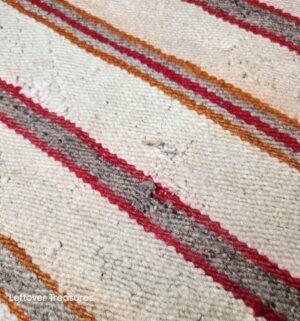 d81- antique Navajo style hand-woven wool saddle blanket - Image 3