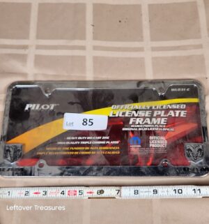 d85- Dodge sealed license plate frame
