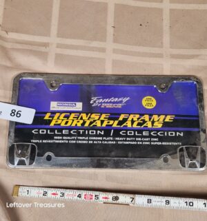d86- honda license plate frame