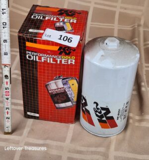 d106- K&N Performance Gold Oil Filter HP-6001 - Image 1