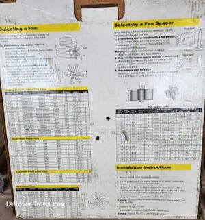 d110- Derale Heavy Duty Fan Blade Series 1000 - Image 3