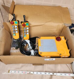 d112- Telecrane F24-8S industrial wireless remote control system designed for cranes and hoists - Image 1