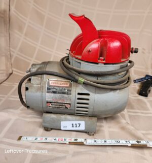 d117- vintage Craftsman 1/3 HP oilless sprayer - Image 1