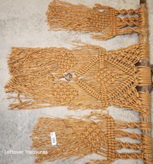 d122- 1970s handmade macrame wall hanging - Image 3