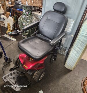 c161- Jazzy Elite E5 Power Chair w/ Charger. Seat Recliners. Fully Tested/works