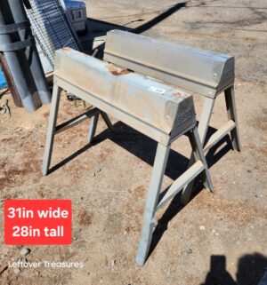 d143- Ebco fold up saw horses
