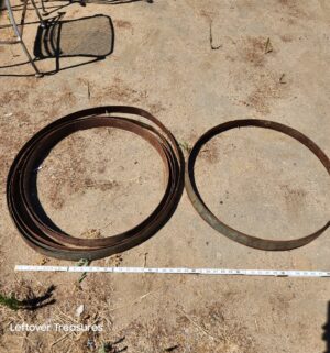 d150- reclaimed whiskey or wine barrel hoops