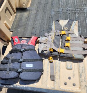 d155- 2 adult life vests