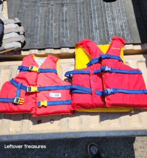 d156- adult, kid matching vests