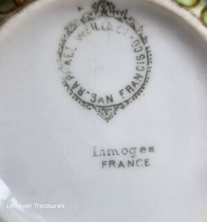 d164- antique Pickard Limoges porcelain sugar bowl - Image 3