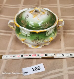 d166- covered dish by Weimar Porzellan