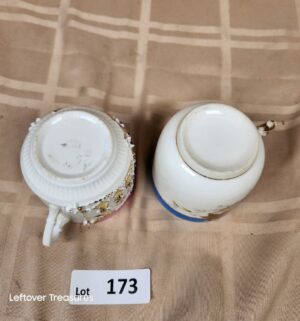 d173- victorian era porcelain mustache cups - Image 3