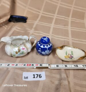 d176- antique dishes