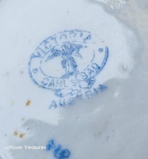d178- 1800s Porcelain Mug Victoria Porcelain Factory - Image 3