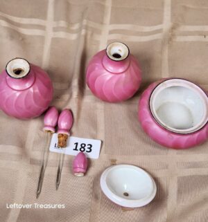 d183- Bavaria 3-piece vanity set from the 1950s - Image 2