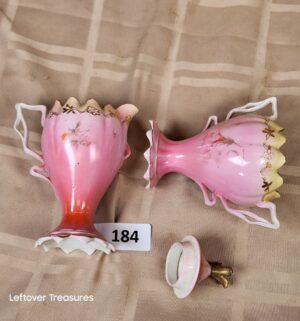 d184- antique R.S. Prussia Fleur-de-lys creamer and covered sugar bowl set - Image 3