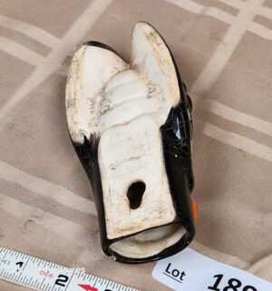 d189- French vintage small ceramic cicada planter - Image 3