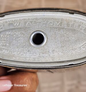 d214- antique State Bank of Venice promotional advertising coin bank - Image 4