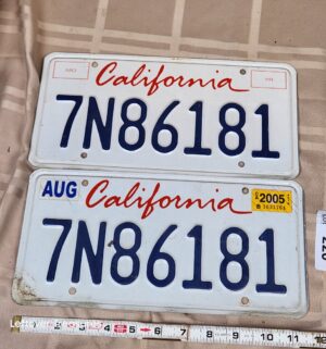 d220- california plate set