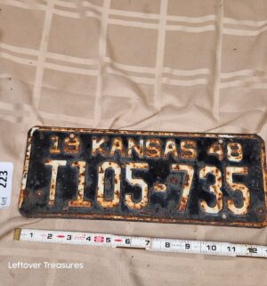 d223- 1948 Kansas Plate - Image 1