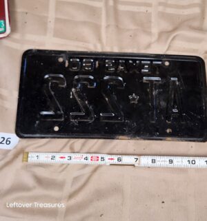 d226- 1960 Texas License Plate - Image 2