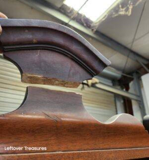 d233- Hastings Tudor Mahogany Edwardian antique cabinet - Image 2